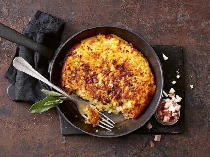 Rösti mit Speck und Zwiebeln