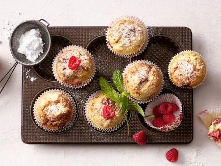 Kokos-Himbeer-Muffins