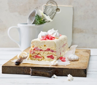 Rahabarber-Semifreddo