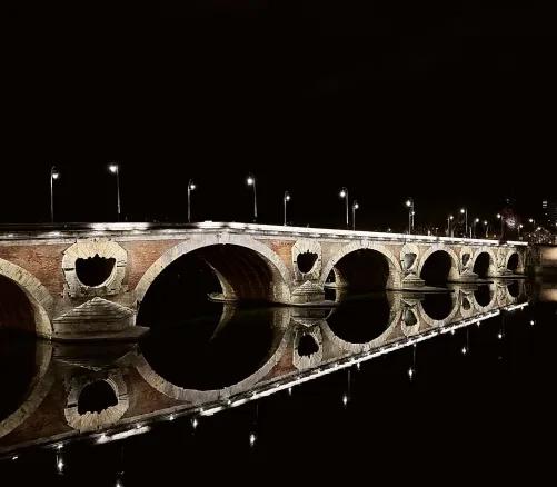 Bridge at night