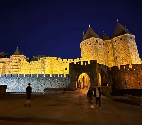 Fort at night